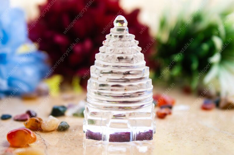 Clear Quartz Shree Yantra for Abundance and Prosperity