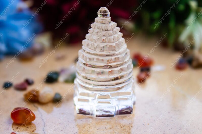 Clear Quartz Shree Yantra for Abundance and Prosperity - Image 3
