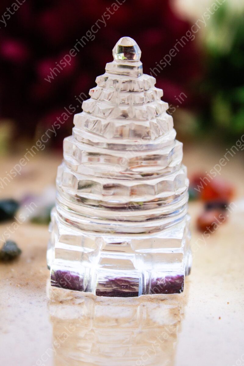 Clear Quartz Shree Yantra for Abundance and Prosperity - Image 2