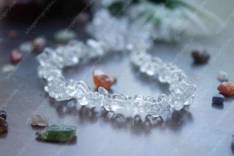 Clear Quartz Uncut Necklace