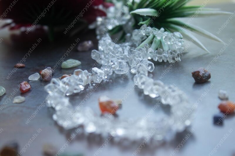 Clear Quartz Uncut Necklace - Image 2
