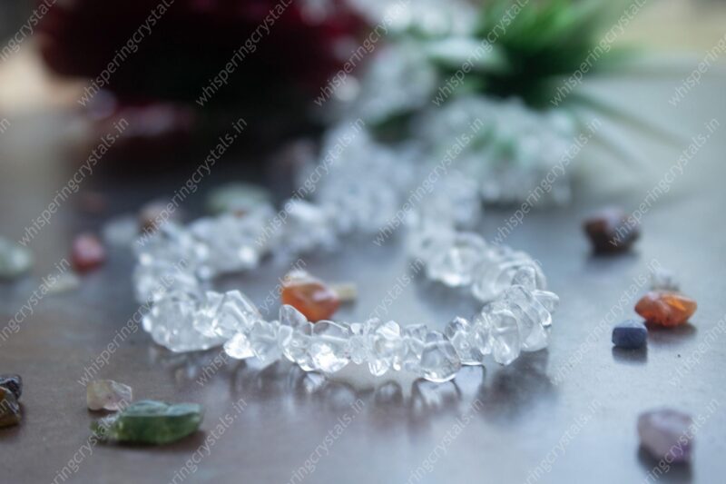 Clear Quartz Uncut Necklace - Image 3