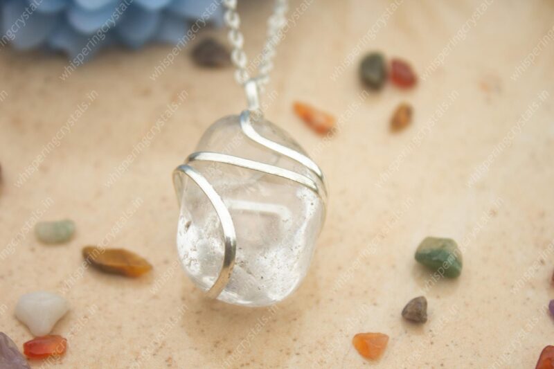 Clear Quartz Wire Wrap Pendant