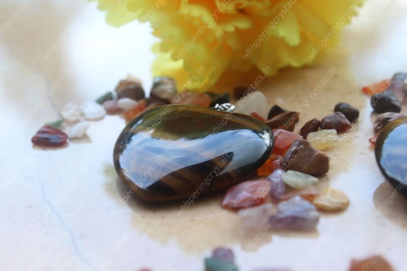 Tiger Eye Heart Pendant - Image 5