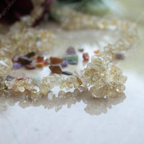 Citrine Uncut Necklace